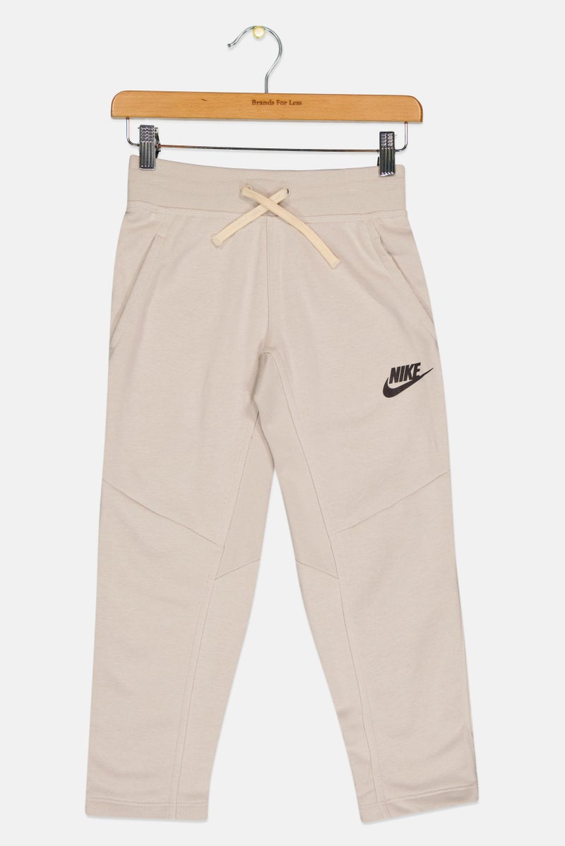 Nike Kids Boy Drawstring Outdoor Jogger Pants, Light Grey - Image 3